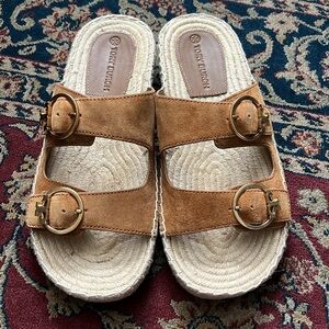 Tory Burch Selby two band espadrille slide